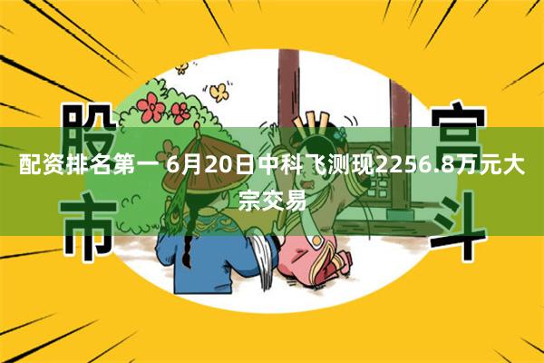 配资排名第一 6月20日中科飞测现2256.8万元大宗交易