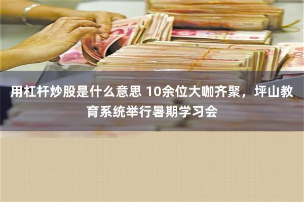 用杠杆炒股是什么意思 10余位大咖齐聚，坪山教育系统举行暑期学习会