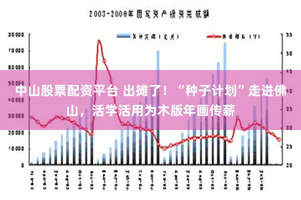 中山股票配资平台 出摊了！“种子计划”走进佛山，活学活用为木版年画传薪